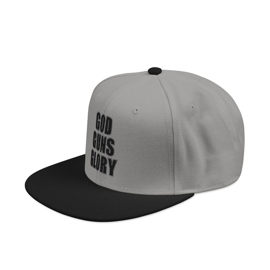 God Guns Glory Embroidery – Snapback Hat