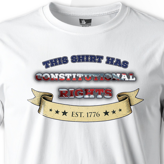 “This Shirt Has Constitutional Rights” – Short Sleeve Tee