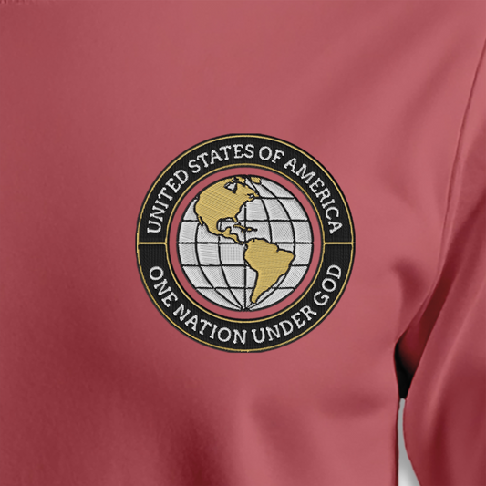 One Nation Under God – Embroided Sweatshirt