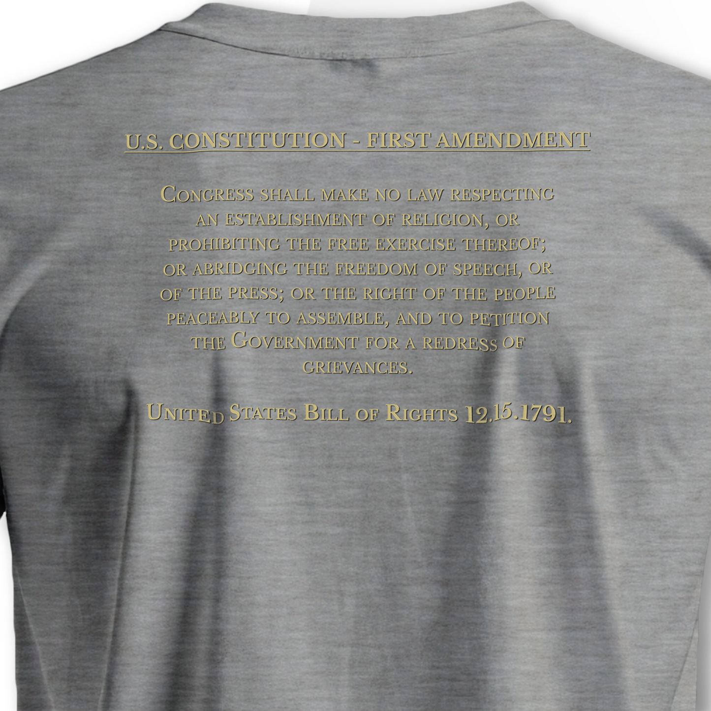 “This Shirt Has Constitutional Rights” – Short Sleeve Tee