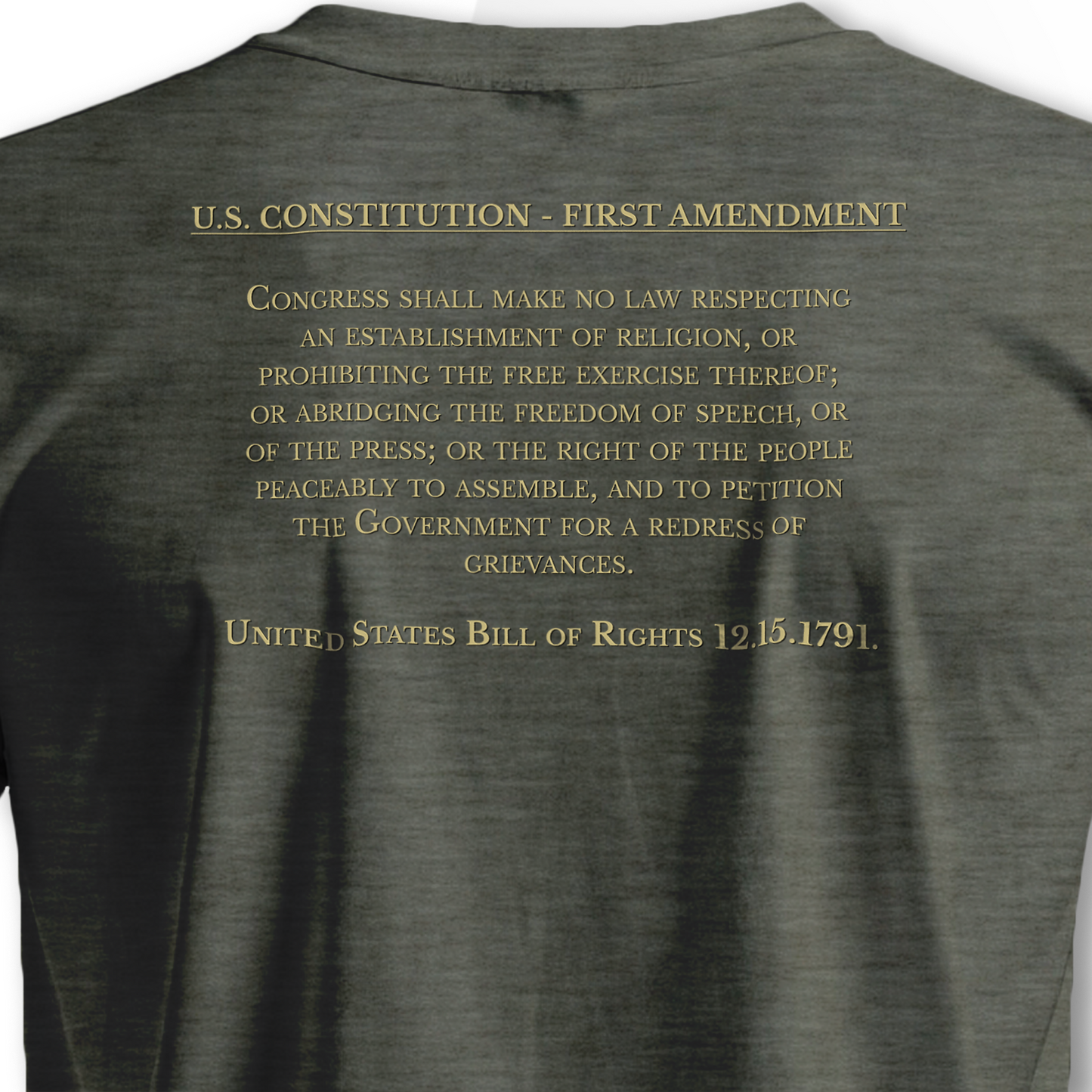 “This Shirt Has Constitutional Rights” – Short Sleeve Tee