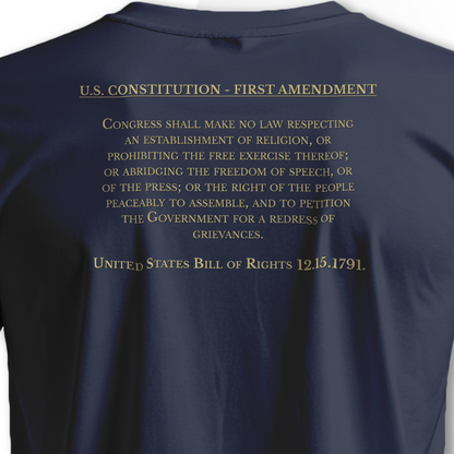 “This Shirt Has Constitutional Rights” – Short Sleeve Tee