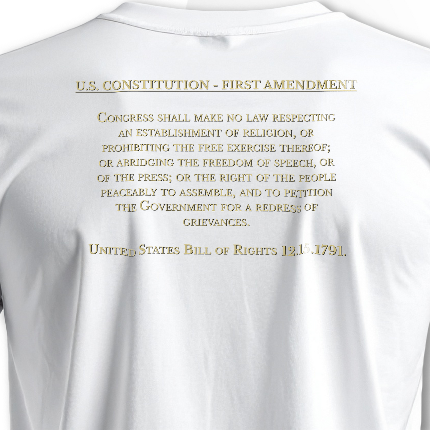 “This Shirt Has Constitutional Rights” – Short Sleeve Tee