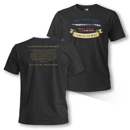 “This Shirt Has Constitutional Rights” – Short Sleeve Tee