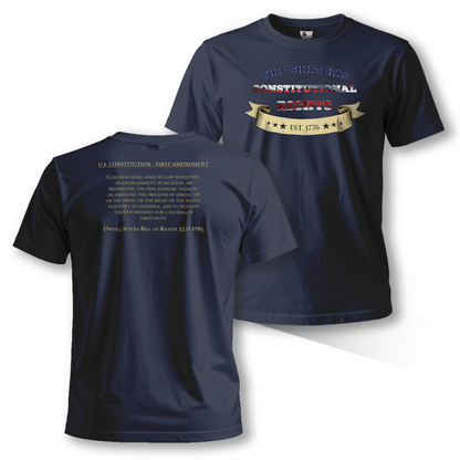 “This Shirt Has Constitutional Rights” – Short Sleeve Tee