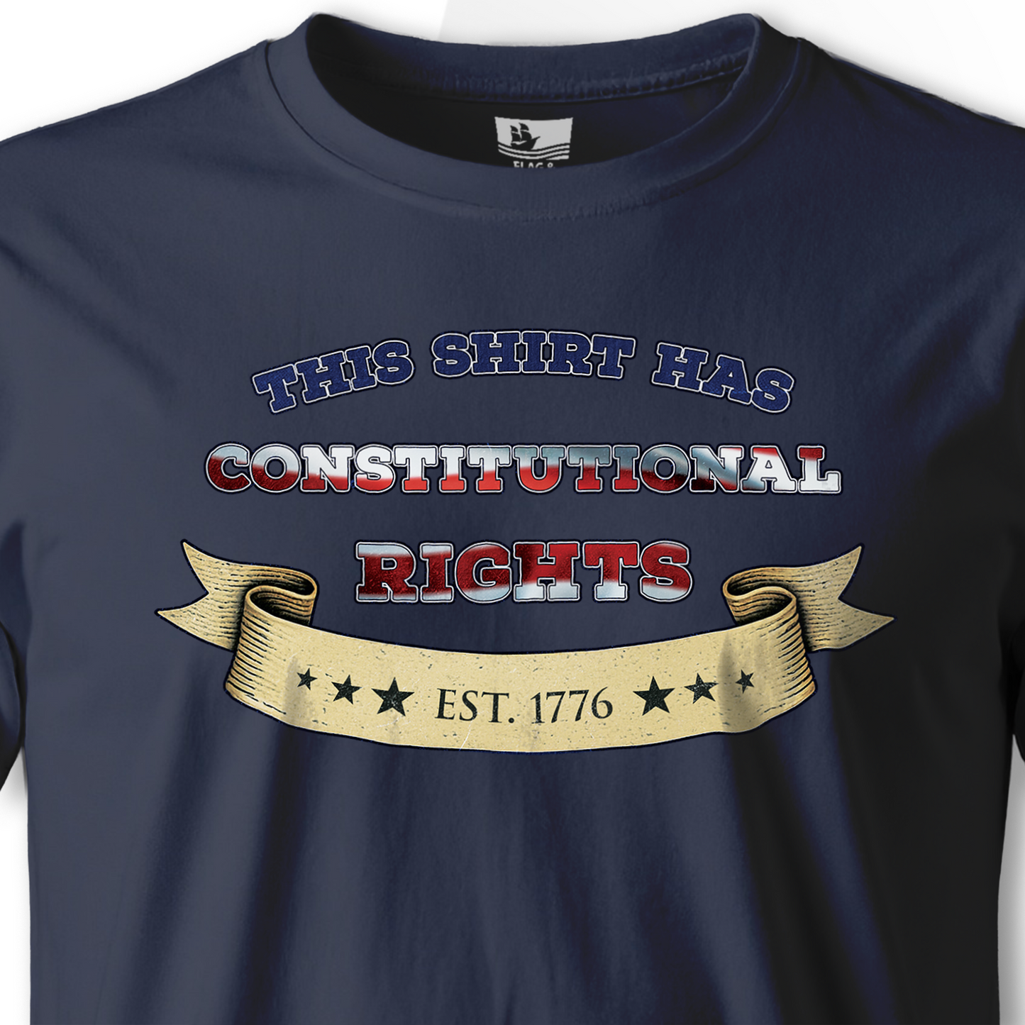 “This Shirt Has Constitutional Rights” – Short Sleeve Tee