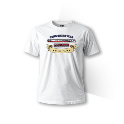 “This Shirt Has Constitutional Rights” – Short Sleeve Tee