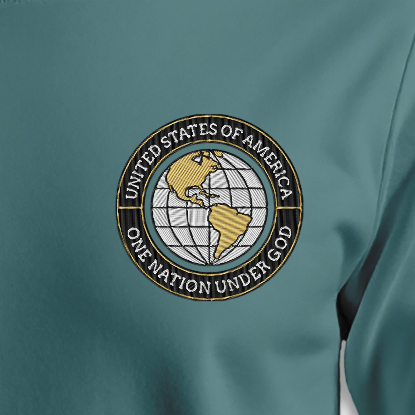 One Nation Under God – Embroided Sweatshirt