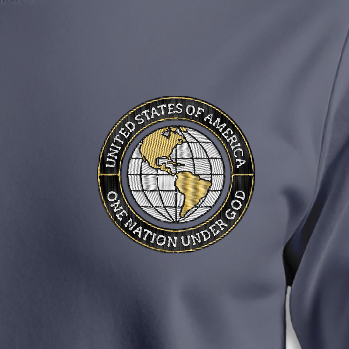 One Nation Under God – Embroided Sweatshirt