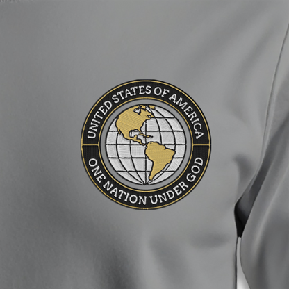 One Nation Under God – Embroided Sweatshirt