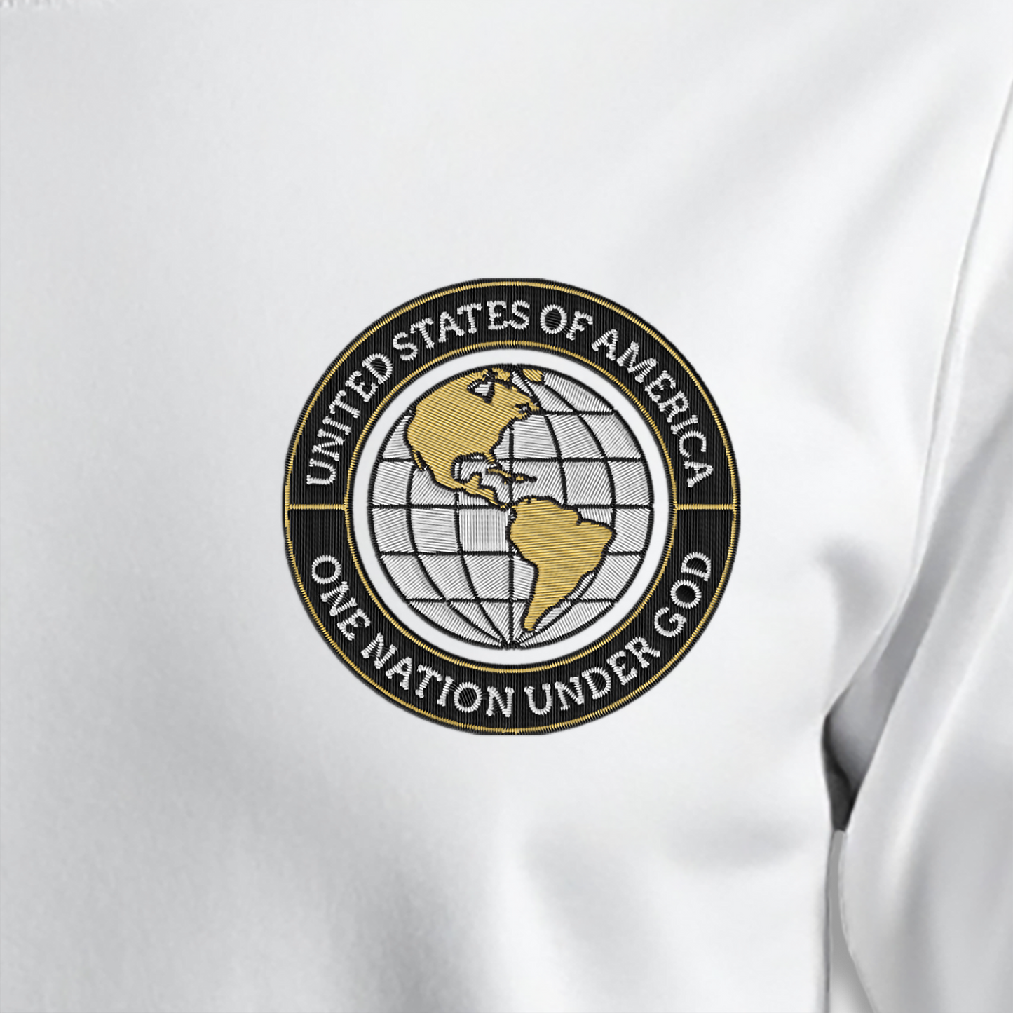 One Nation Under God – Embroided Sweatshirt