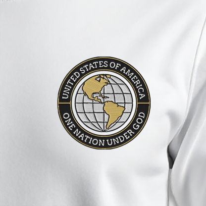 One Nation Under God – Embroided Sweatshirt